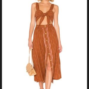 Free people cut out tie dress